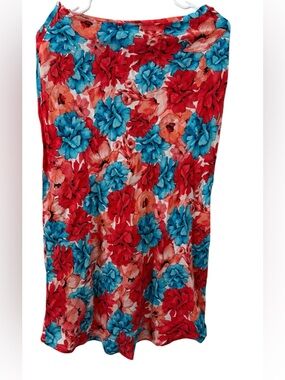 AFRM Brynne floral print lightweight midi skirt/sp (002)